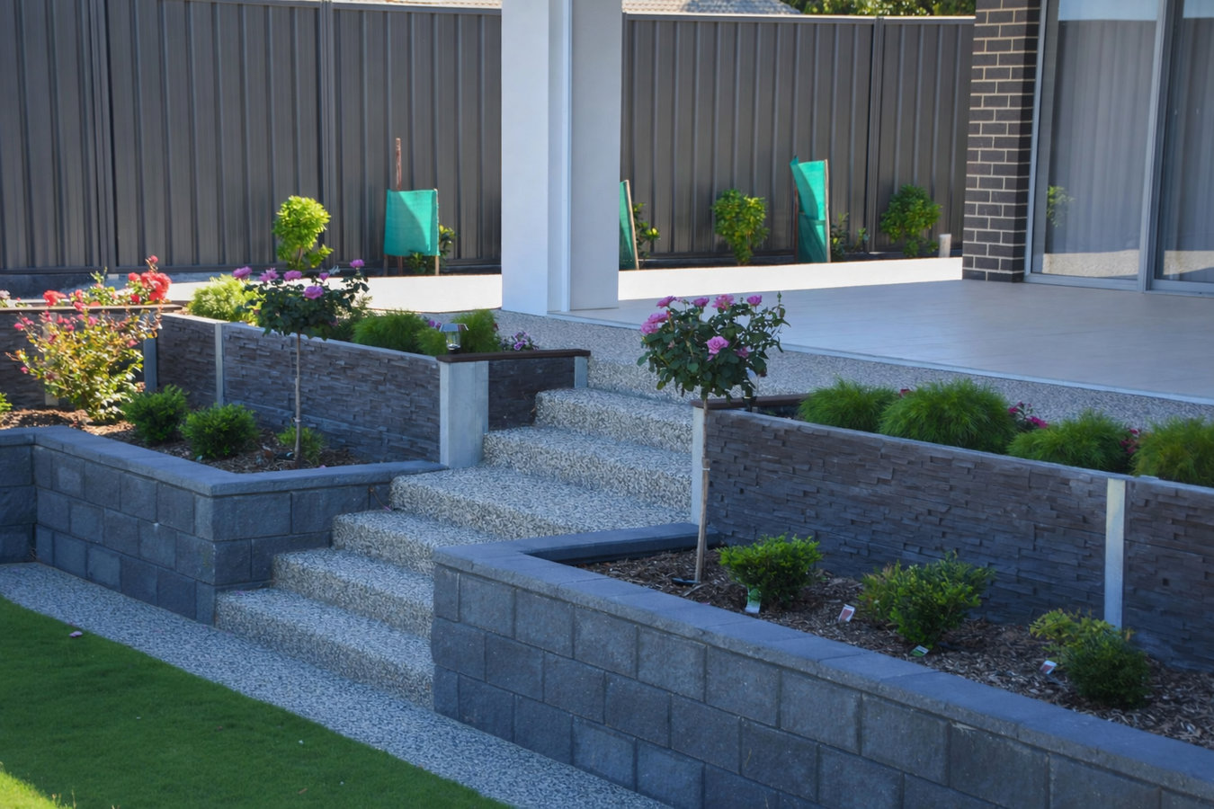 Concrete retaining walls in Lakewood, WA