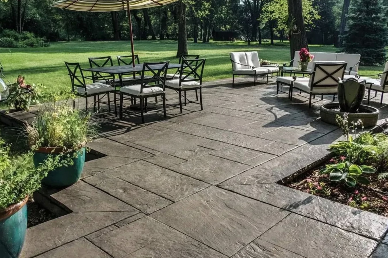 Stamped concrete services in Lakewood, WA